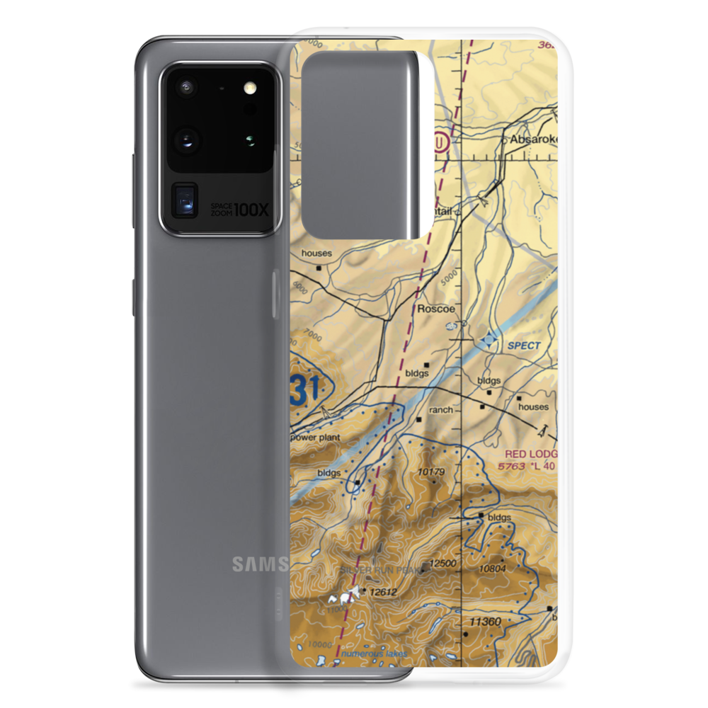 Mackay Ranch Airport (US-0107) VFR Sectional Samsung Case Samsung Galaxy S20 Ultra model shown