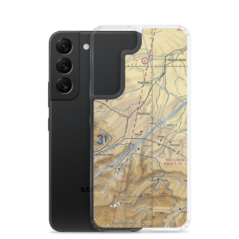 Mackay Ranch Airport (US-0107) VFR Sectional Samsung Case Samsung Galaxy S22 model shown