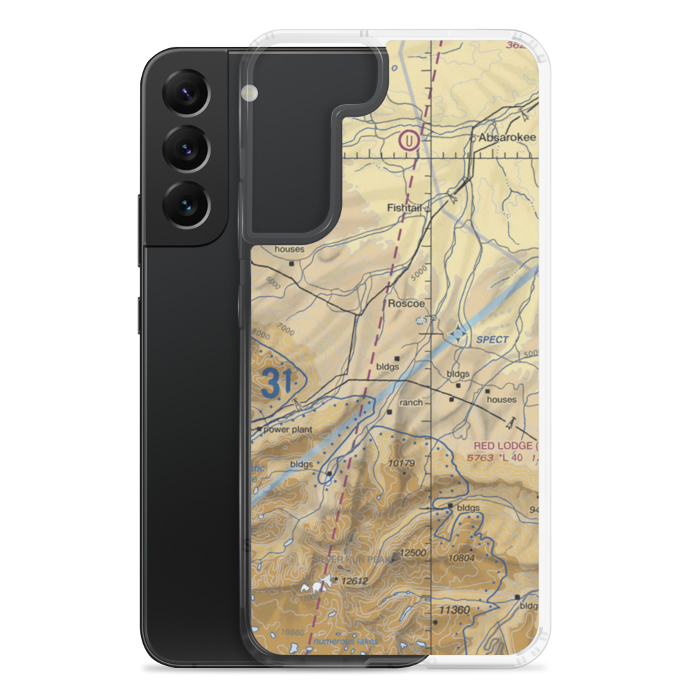 Mackay Ranch Airport (US-0107) VFR Sectional Samsung Case Samsung Galaxy S22 Plus model shown