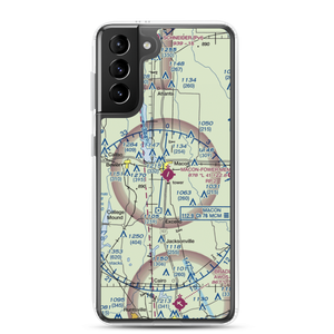 Macon Fower Memorial Airport (K89) VFR Sectional Samsung Case