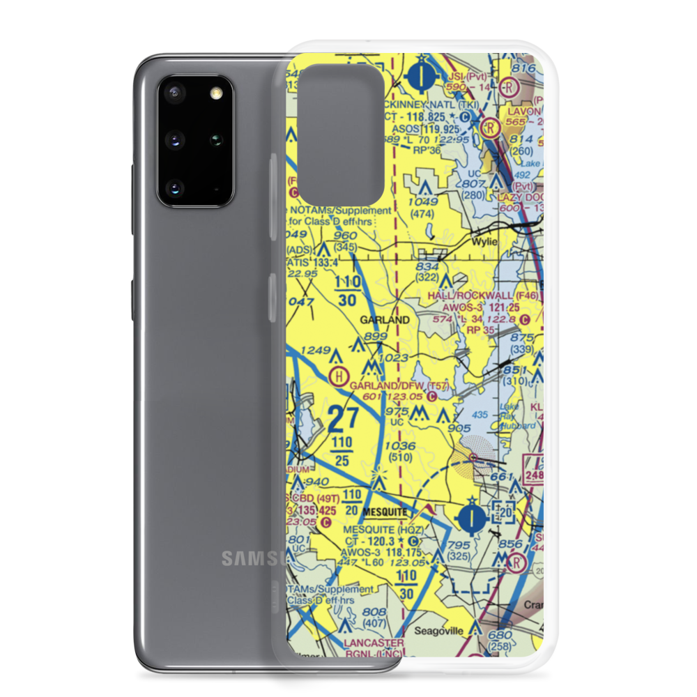 Madeira Airpark (TX91) VFR Sectional Samsung Case Samsung Galaxy S20 Plus model shown