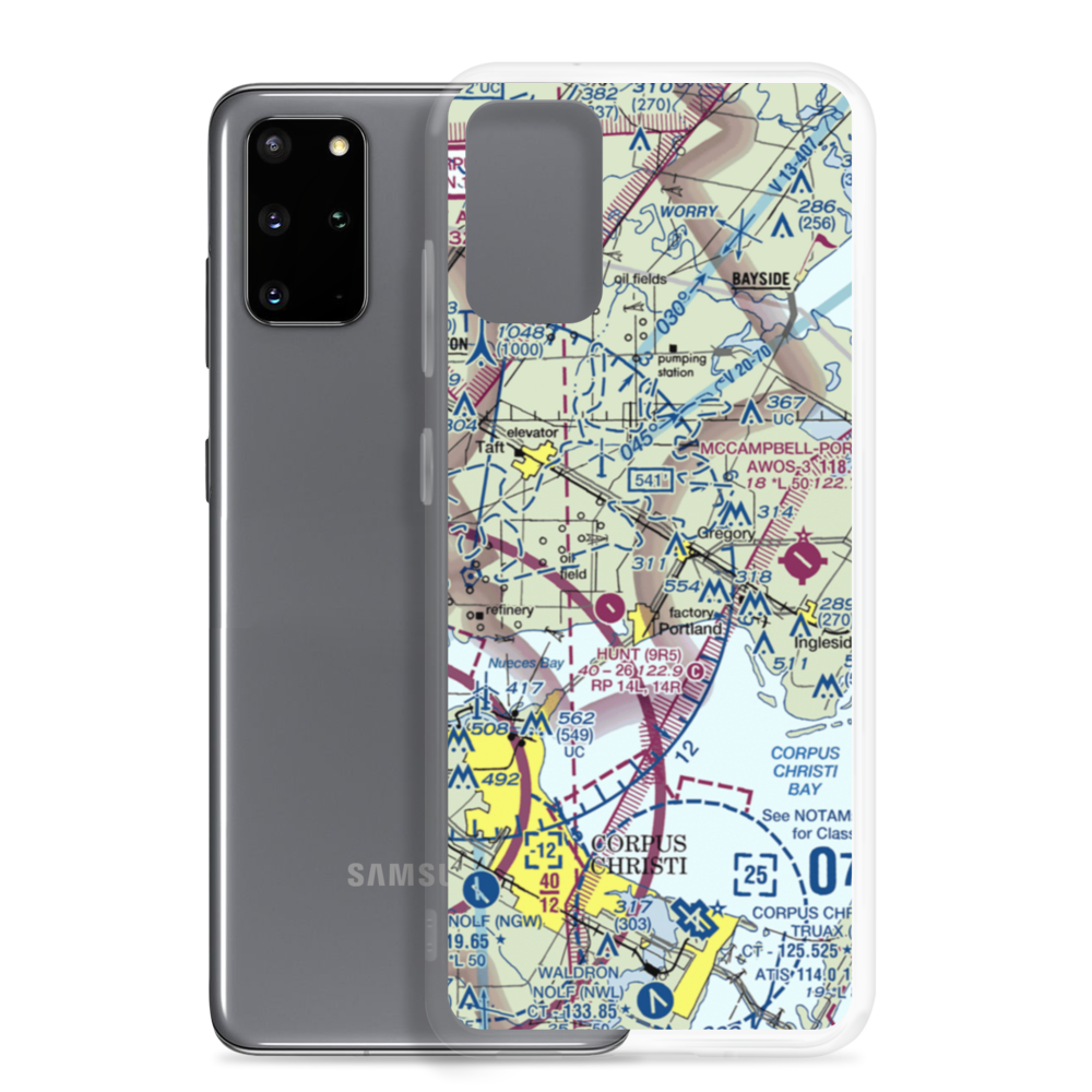 Magee Airport (TE87) VFR Sectional Samsung Case Samsung Galaxy S20 Plus model shown