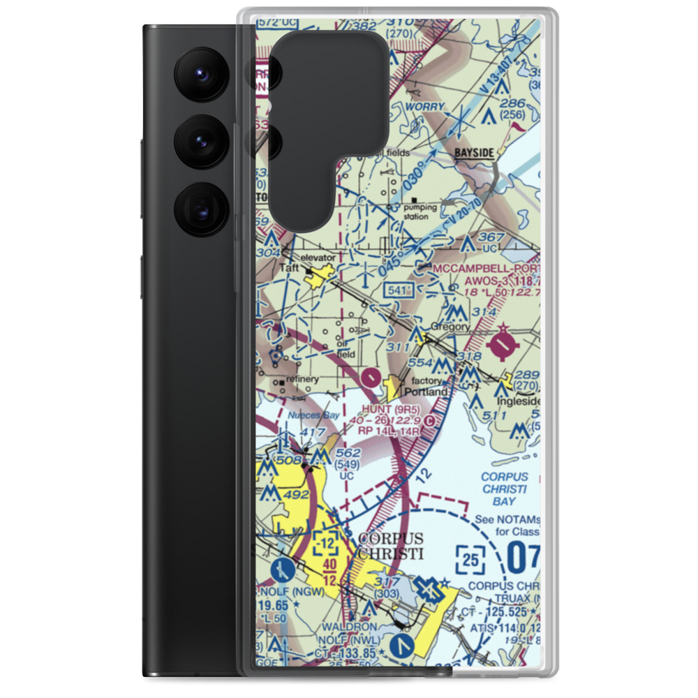 Magee Airport (TE87) VFR Sectional Samsung Case Samsung Galaxy S22 Ultra model shown