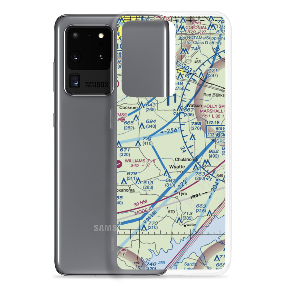Maidment Field (7MS3) VFR Sectional Samsung Case Samsung Galaxy S20 Ultra model shown