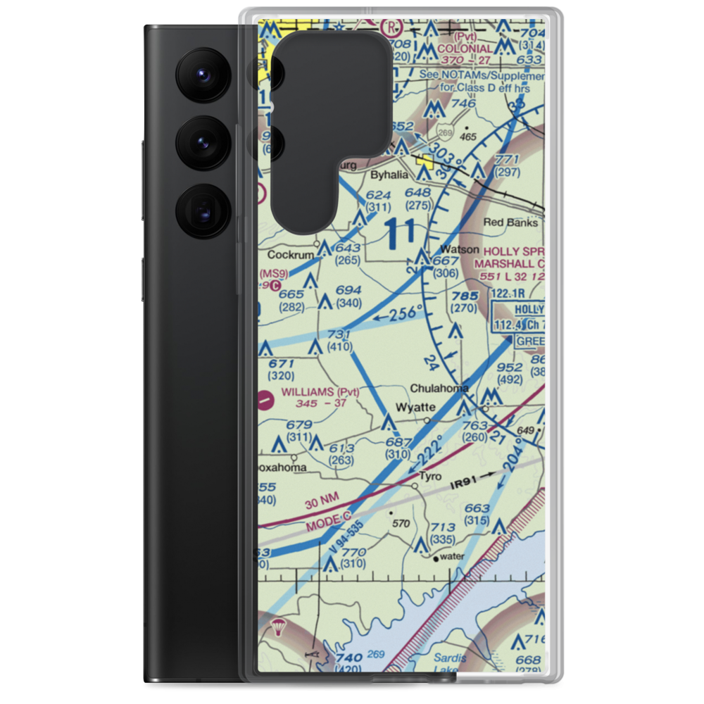 Maidment Field (7MS3) VFR Sectional Samsung Case Samsung Galaxy S22 Ultra model shown