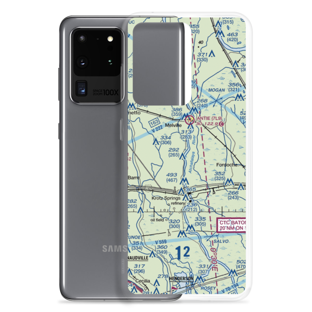 Majors Airpark (2LS3) VFR Sectional Samsung Case Samsung Galaxy S20 Ultra model shown