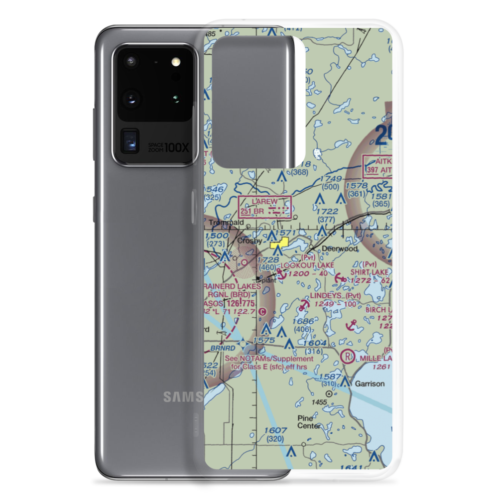 Mal's Serpent Lake Seaplane Base (M14) VFR Sectional Samsung Case Samsung Galaxy S20 Ultra model shown