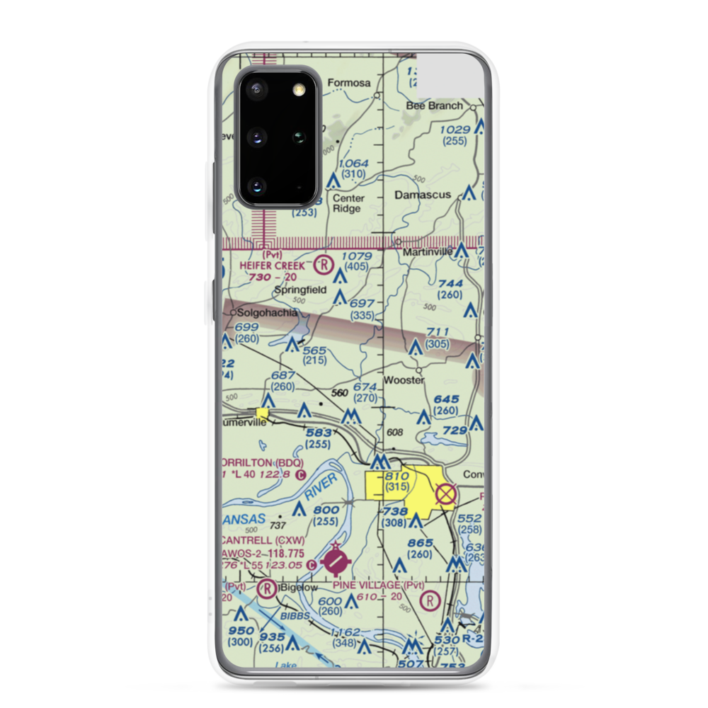 Mallets Field (MALLETT) VFR Sectional Samsung Case Samsung Galaxy S20 Plus model shown