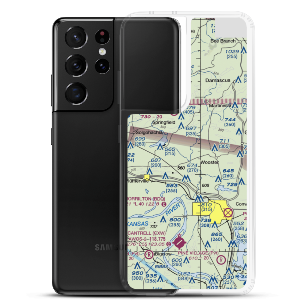 Mallets Field (MALLETT) VFR Sectional Samsung Case Samsung Galaxy S21 Ultra model shown
