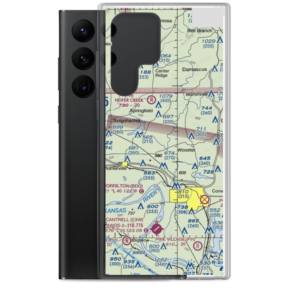 Mallets Field (MALLETT) VFR Sectional Samsung Case Samsung Galaxy S22 Ultra model shown