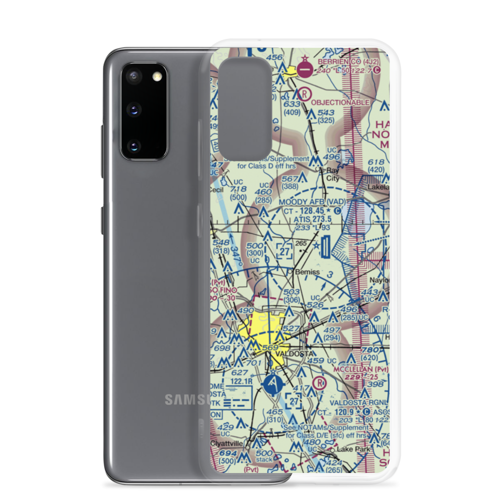 Mallory Field (50GA) VFR Sectional Samsung Case Samsung Galaxy S20 model shown