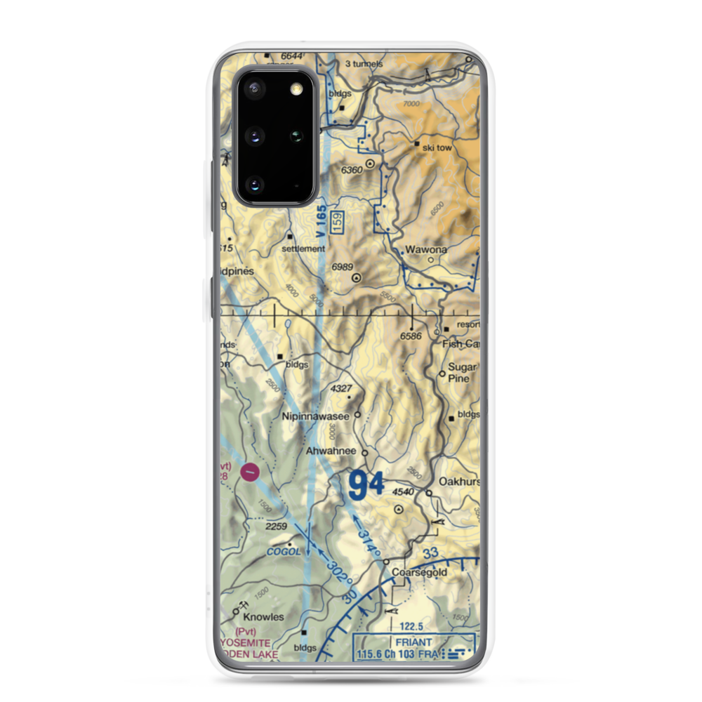 Manzanita Airport (6CL4) VFR Sectional Samsung Case Samsung Galaxy S20 Plus model shown