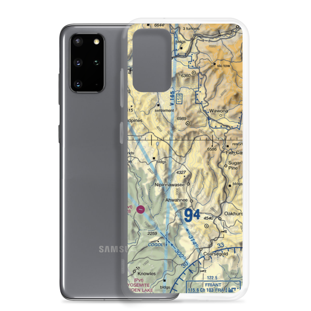 Manzanita Airport (6CL4) VFR Sectional Samsung Case Samsung Galaxy S20 Plus model shown