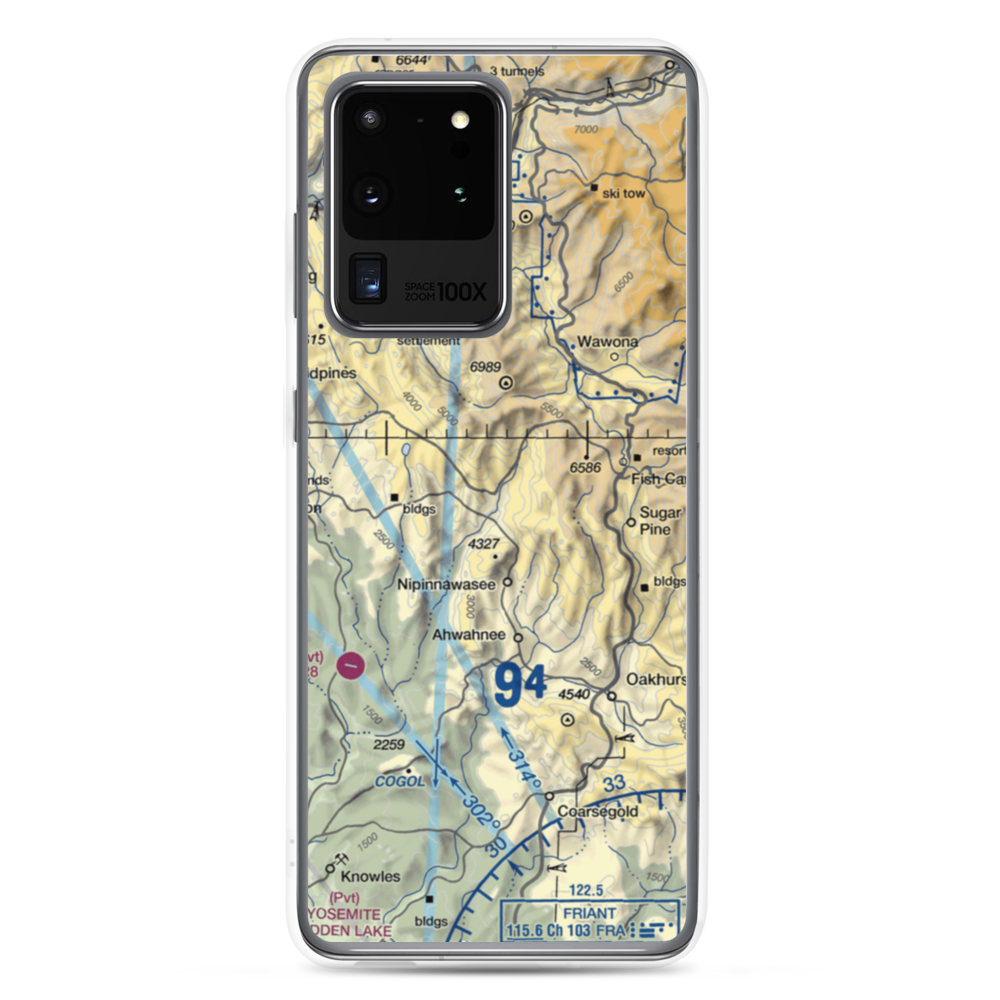 Manzanita Airport (6CL4) VFR Sectional Samsung Case Samsung Galaxy S20 Ultra model shown