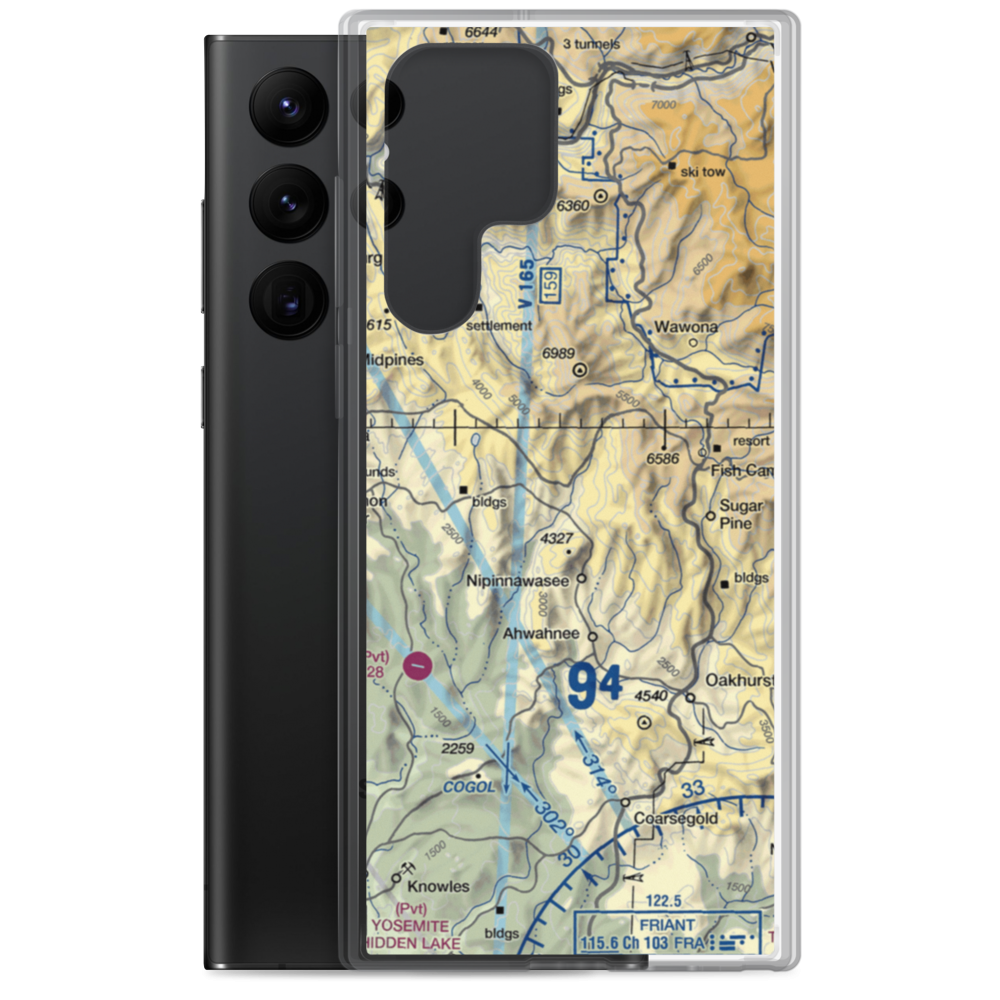 Manzanita Airport (6CL4) VFR Sectional Samsung Case Samsung Galaxy S22 Ultra model shown