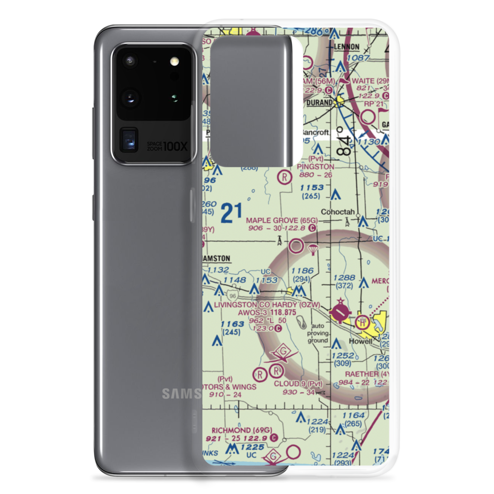 Maple Grove Airport (65G) VFR Sectional Samsung Case Samsung Galaxy S20 Ultra model shown