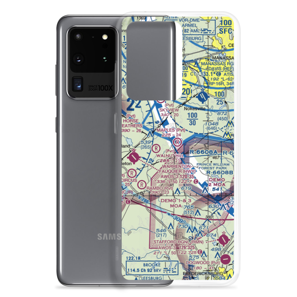 Maples Field (VG57) VFR Sectional Samsung Case Samsung Galaxy S20 Ultra model shown
