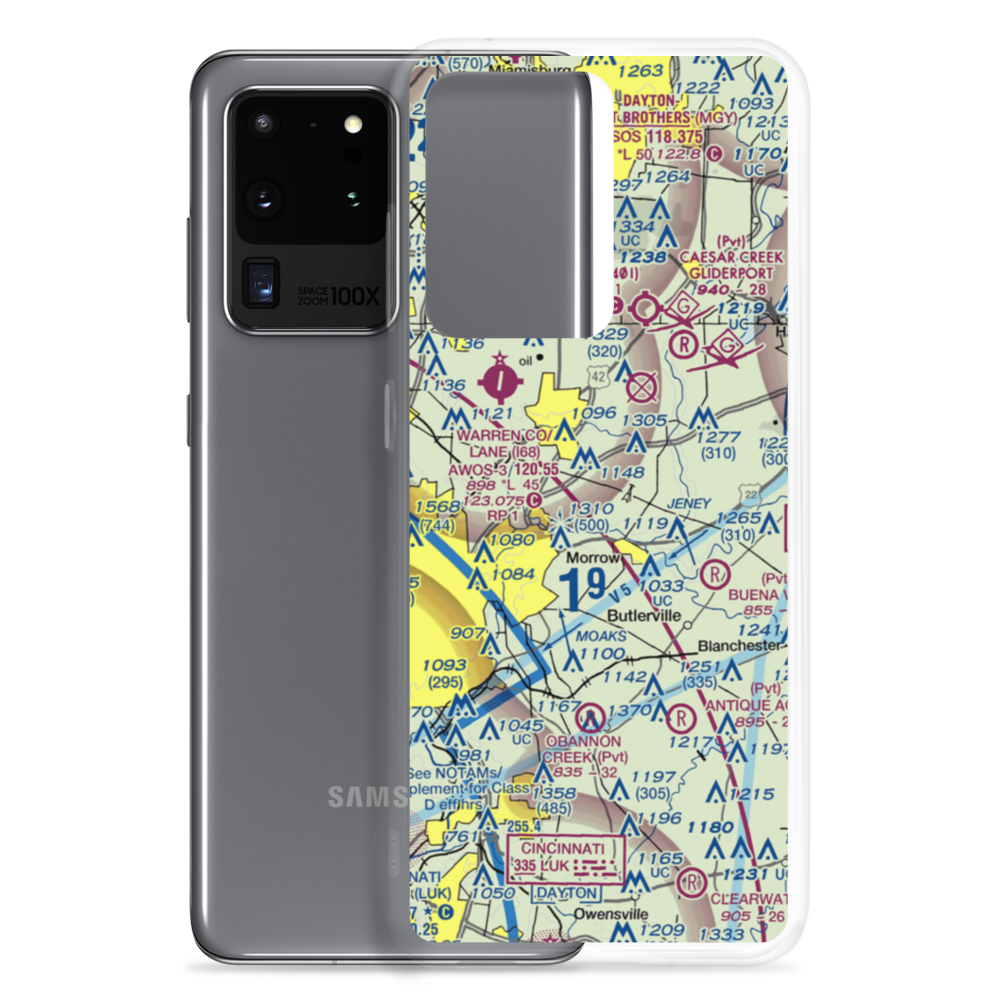 Maplewood Orchard Airport (OH95) VFR Sectional Samsung Case Samsung Galaxy S20 Ultra model shown