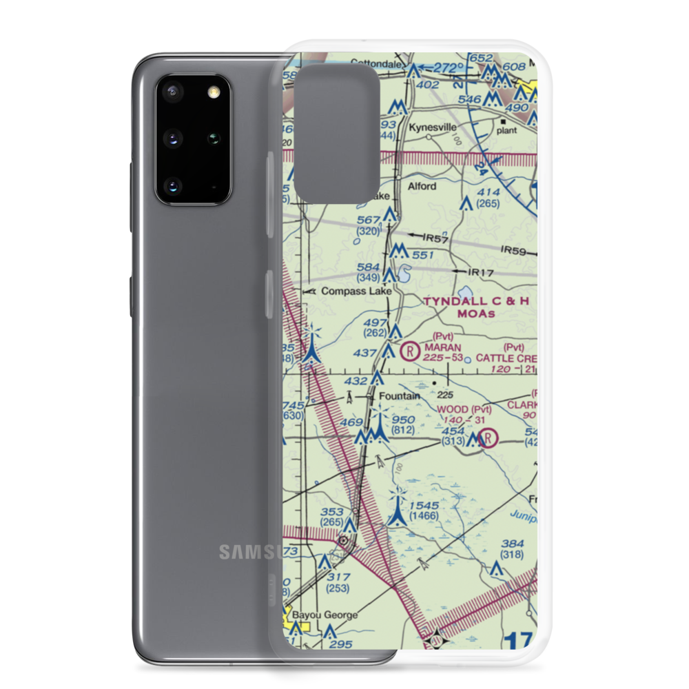 Maran Airport (68FD) VFR Sectional Samsung Case Samsung Galaxy S20 Plus model shown
