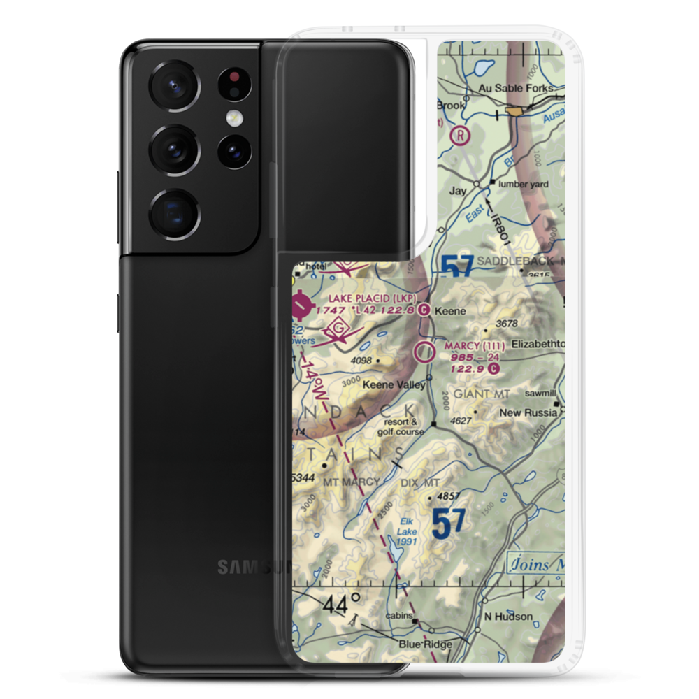 Marcy Field (1I1) VFR Sectional Samsung Case Samsung Galaxy S21 Ultra model shown