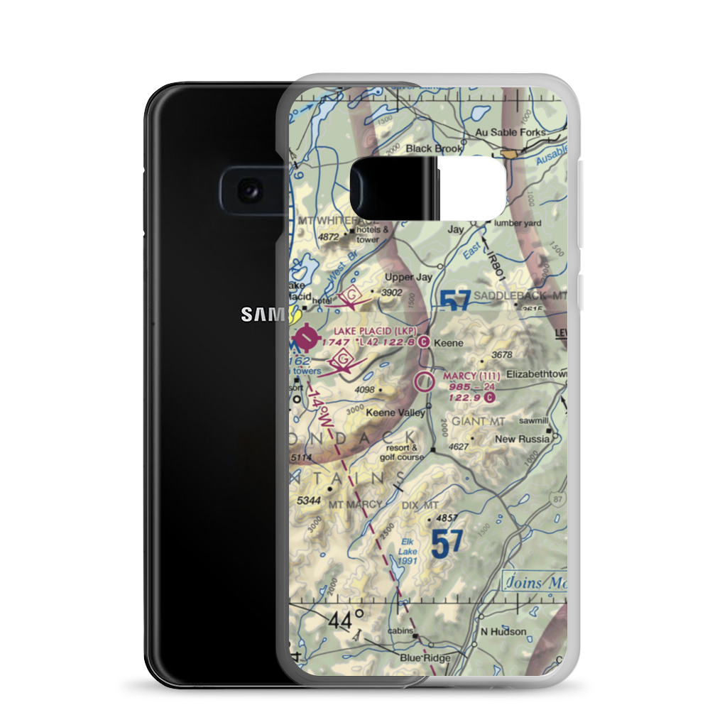 Marcy Field (1I1) VFR Sectional Samsung Case Samsung Galaxy S10e model shown