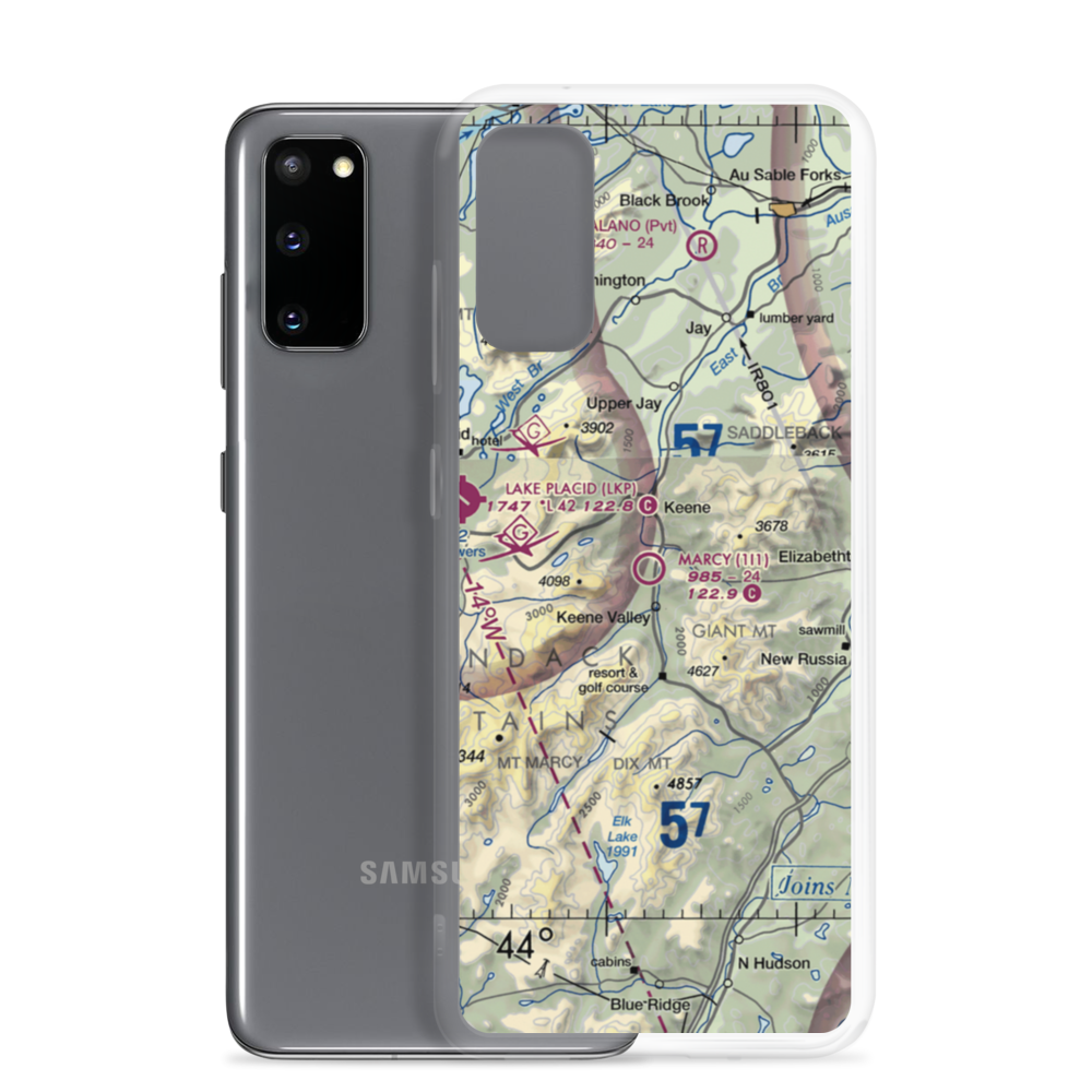 Marcy Field (1I1) VFR Sectional Samsung Case Samsung Galaxy S20 model shown
