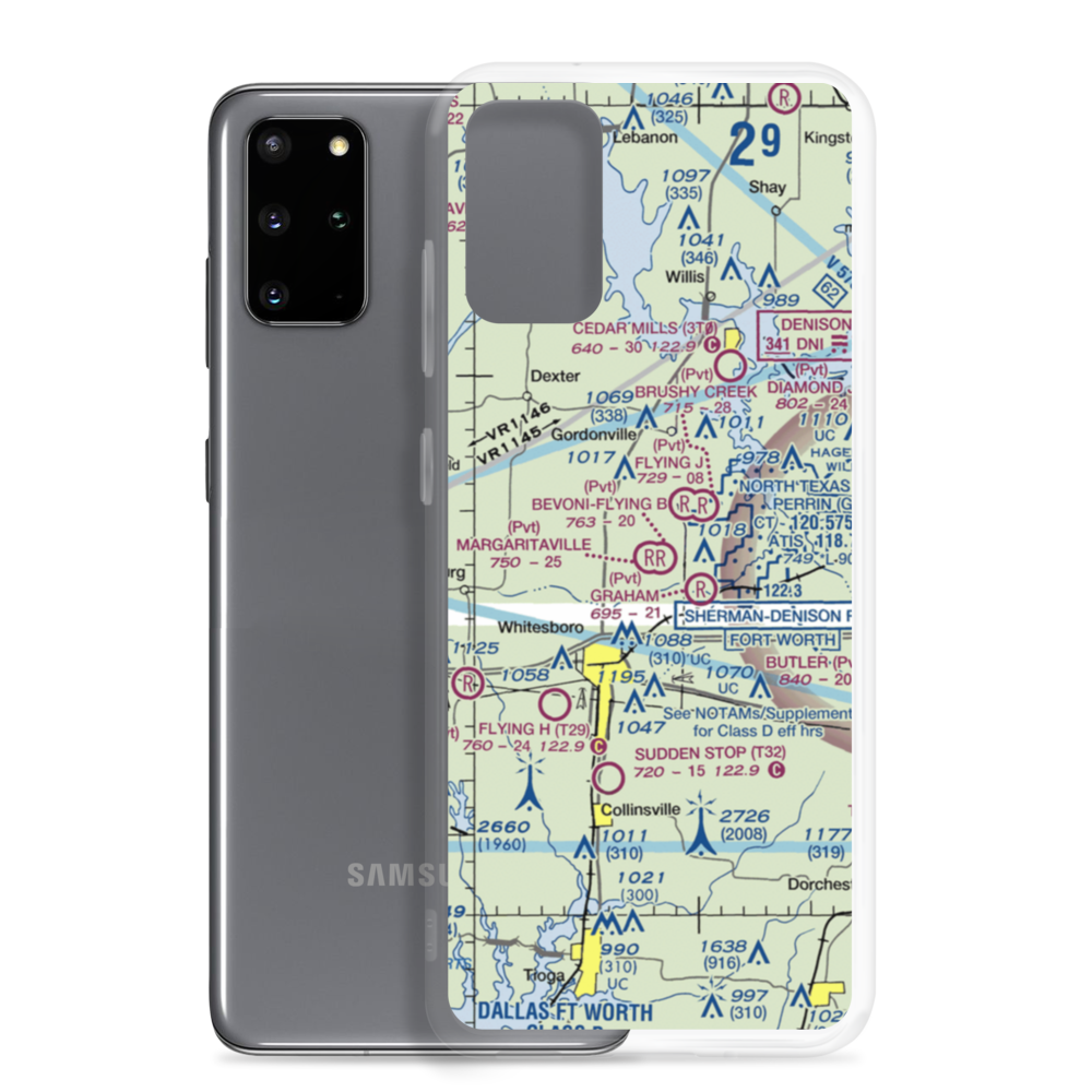 Margaritaville Airport (68XS) VFR Sectional Samsung Case Samsung Galaxy S20 Plus model shown