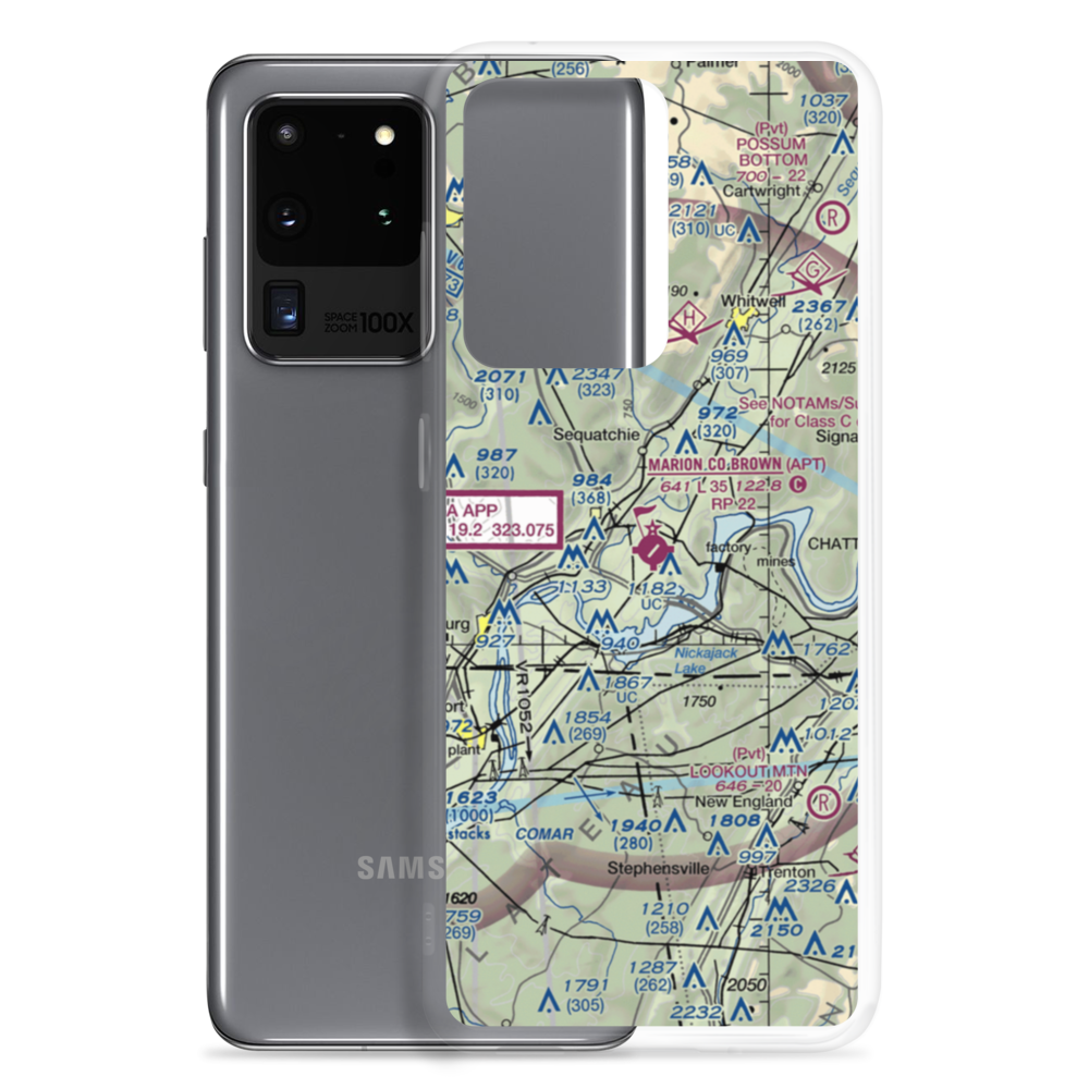 Marion County Brown Field (APT) VFR Sectional Samsung Case Samsung Galaxy S20 Ultra model shown