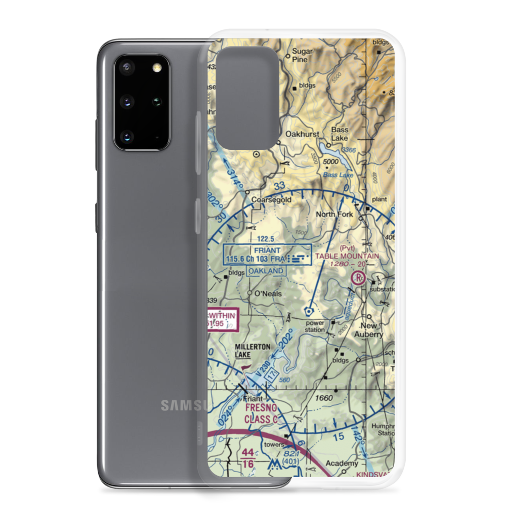 Mark Franz Private Strip (6CL6) VFR Sectional Samsung Case Samsung Galaxy S20 Plus model shown