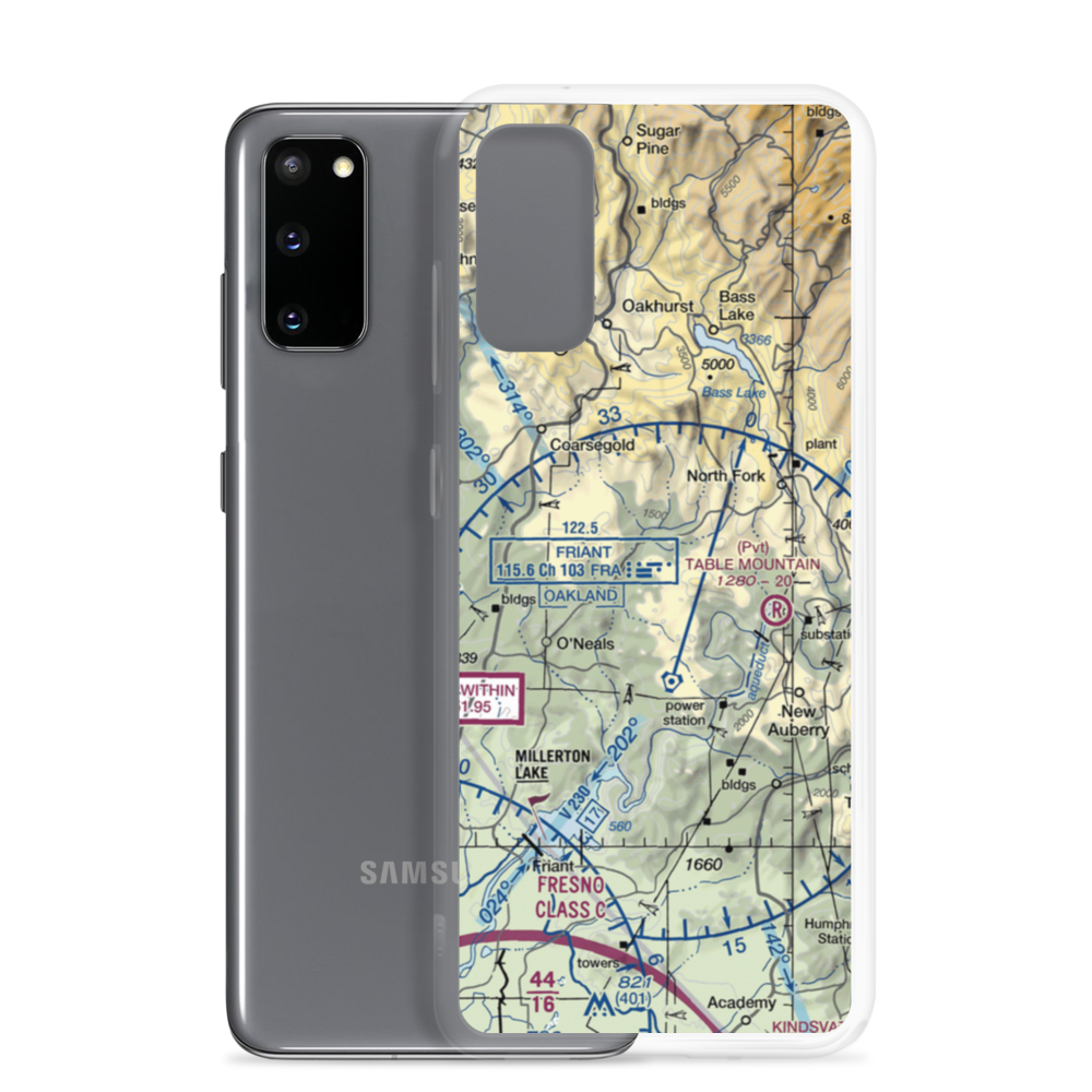 Mark Franz Private Strip (6CL6) VFR Sectional Samsung Case Samsung Galaxy S20 model shown