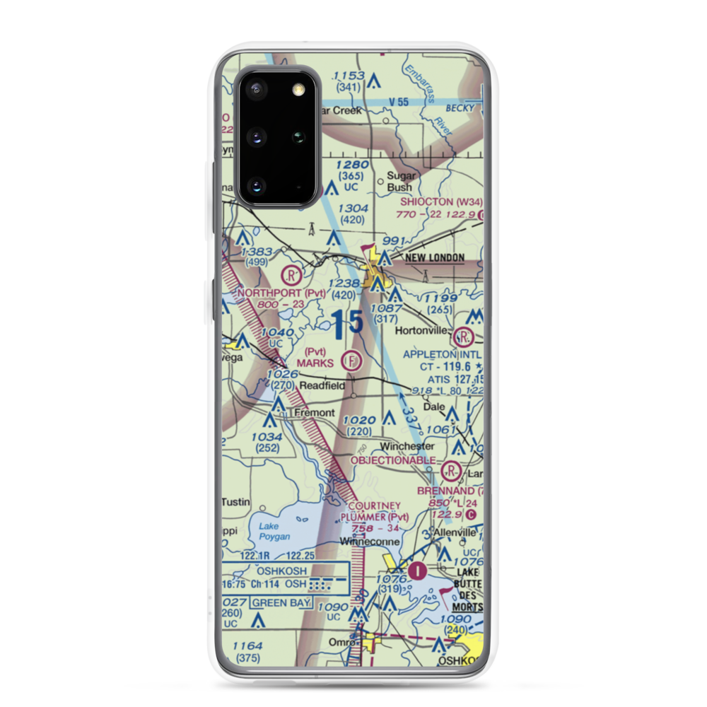 Mark's Park & Airfield (3WN4) VFR Sectional Samsung Case Samsung Galaxy S20 Plus model shown