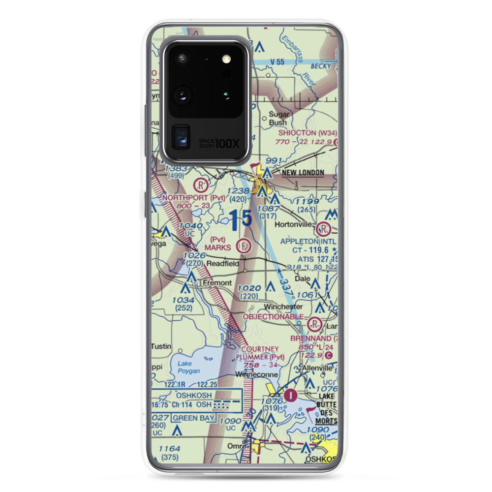 Mark's Park & Airfield (3WN4) VFR Sectional Samsung Case Samsung Galaxy S20 Ultra model shown