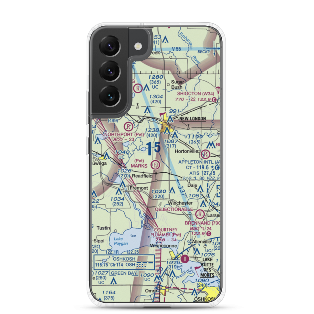 Mark's Park & Airfield (3WN4) VFR Sectional Samsung Case Samsung Galaxy S22 Plus model shown