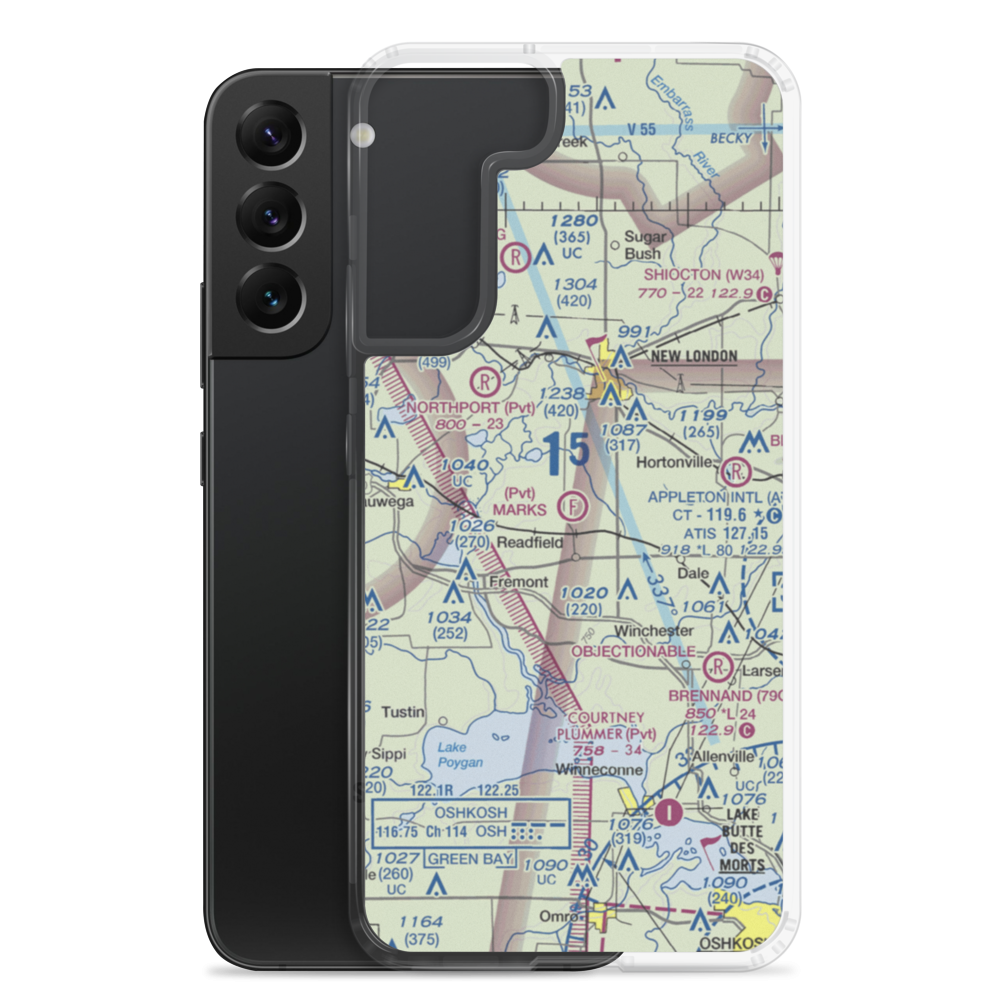 Mark's Park & Airfield (3WN4) VFR Sectional Samsung Case Samsung Galaxy S22 Plus model shown