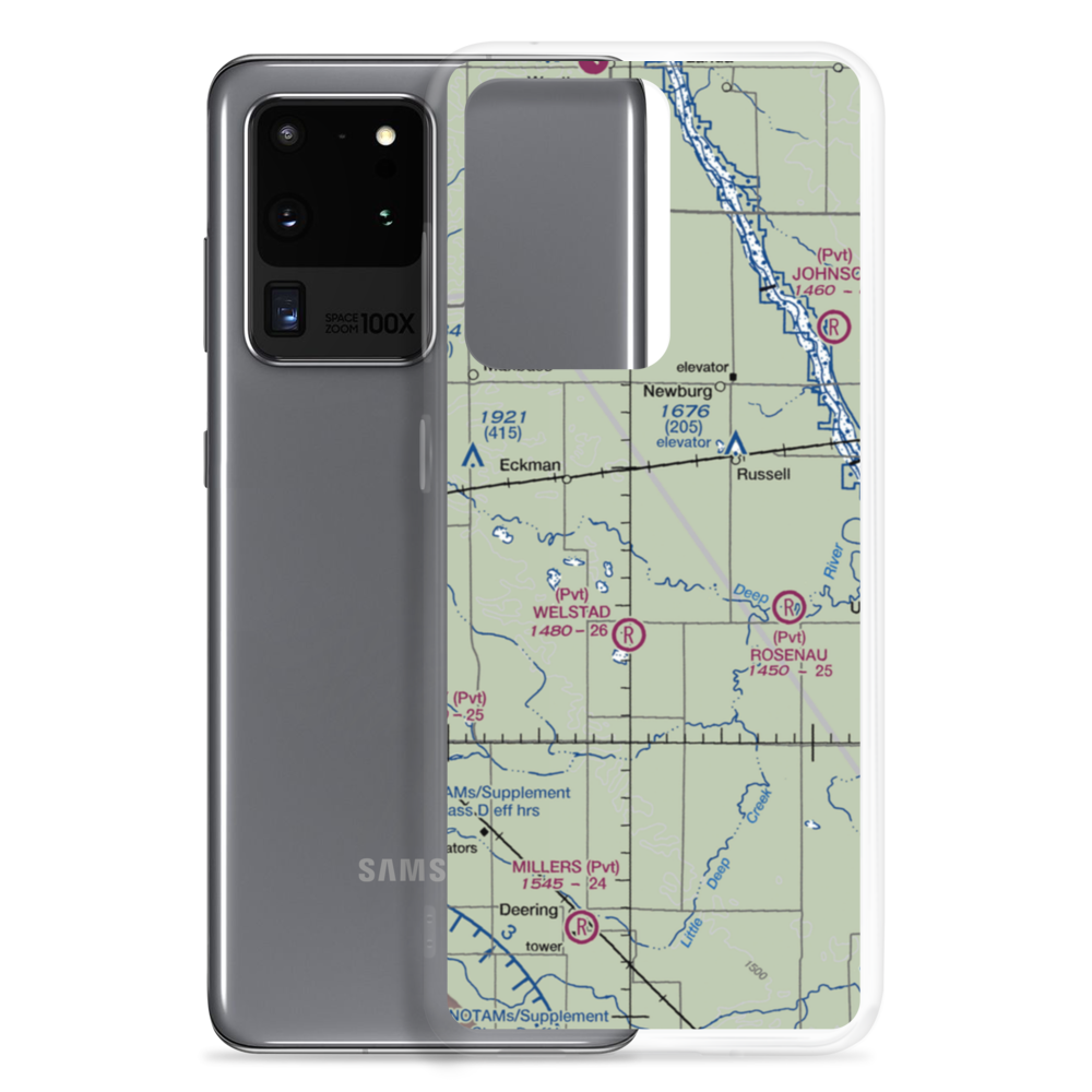 Marsh Brothers Airstrip (6NA6) VFR Sectional Samsung Case Samsung Galaxy S20 Ultra model shown