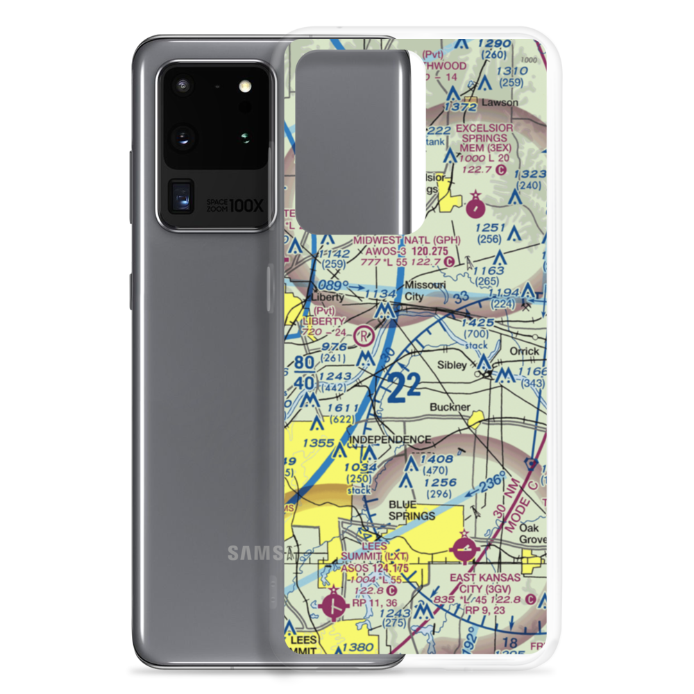 Martens Airport (4MO8) VFR Sectional Samsung Case Samsung Galaxy S20 Ultra model shown