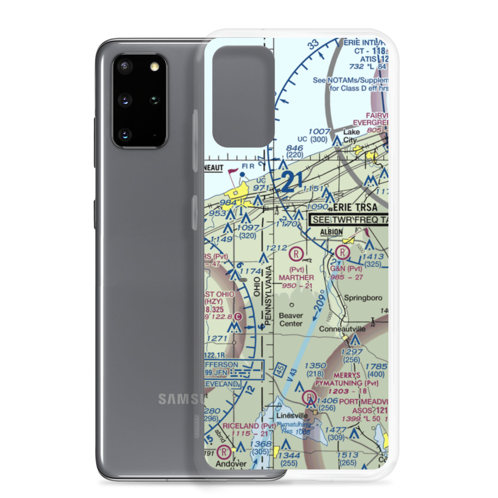 Marther Field (75PA) VFR Sectional Samsung Case Samsung Galaxy S20 Plus model shown