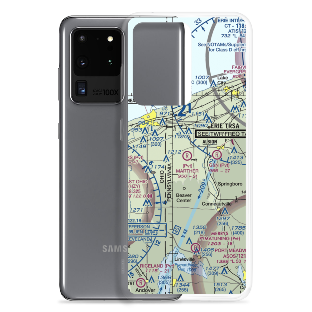 Marther Field (75PA) VFR Sectional Samsung Case Samsung Galaxy S20 Ultra model shown