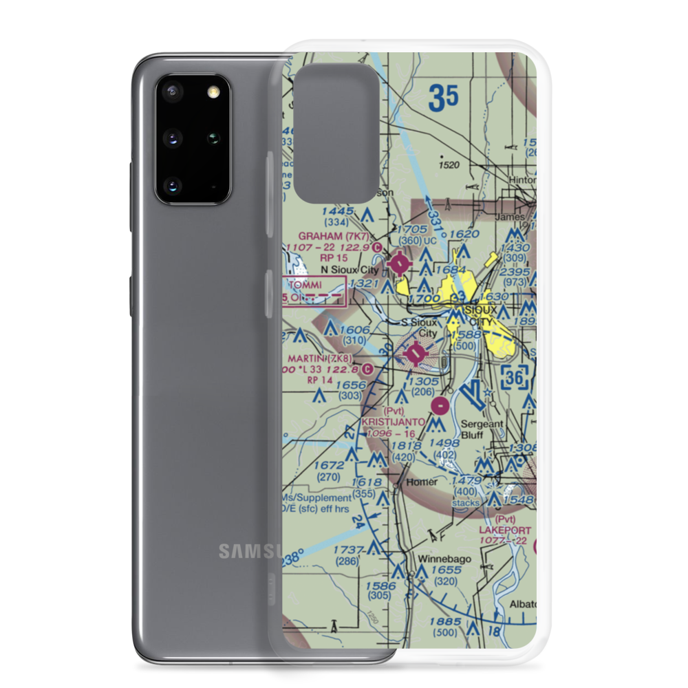 Martin Field (7K8) VFR Sectional Samsung Case Samsung Galaxy S20 Plus model shown