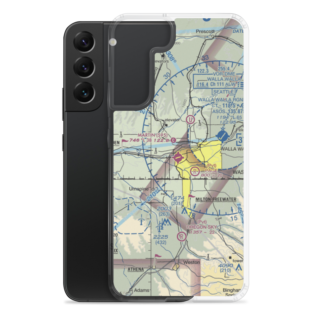 Martin Field (S95) VFR Sectional Samsung Case Samsung Galaxy S22 Plus model shown