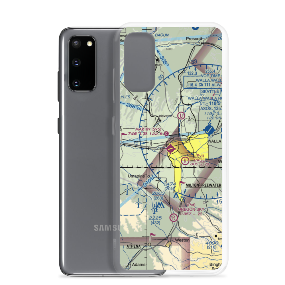Martin Field (S95) VFR Sectional Samsung Case Samsung Galaxy S20 model shown