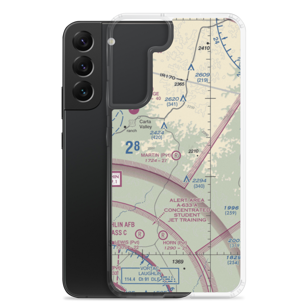 Martin Ranch Airport (65TS) VFR Sectional Samsung Case Samsung Galaxy S22 Plus model shown