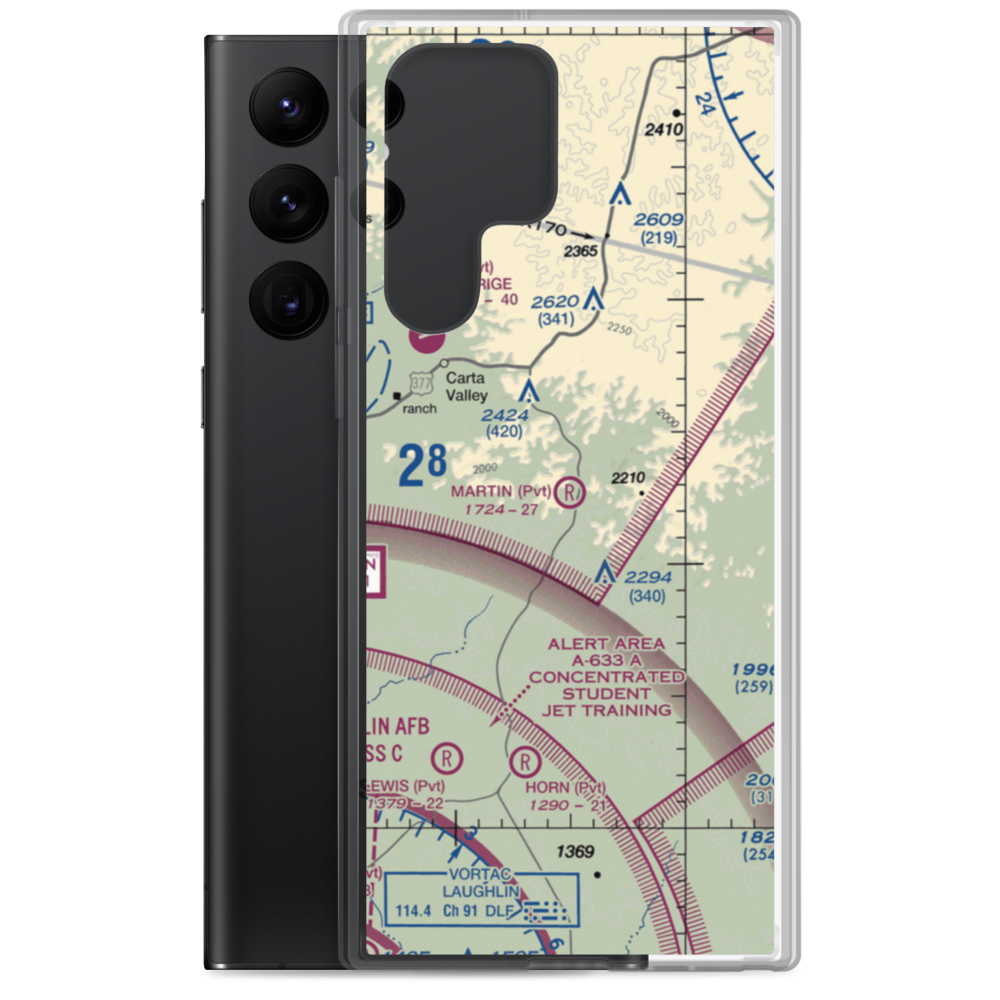 Martin Ranch Airport (65TS) VFR Sectional Samsung Case Samsung Galaxy S22 Ultra model shown