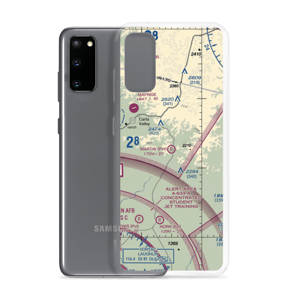 Martin Ranch Airport (65TS) VFR Sectional Samsung Case Samsung Galaxy S20 model shown
