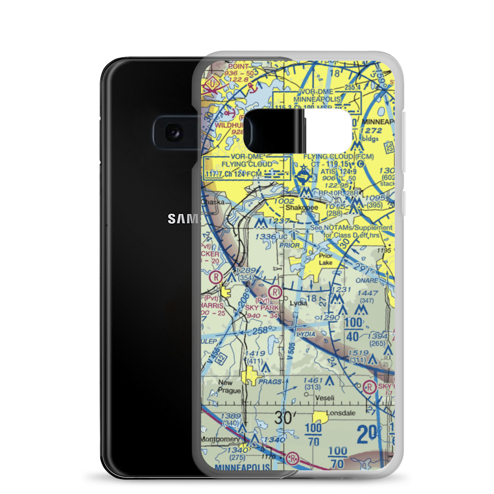 Marty's Tranquility Base (MN76) VFR Sectional Samsung Case Samsung Galaxy S10e model shown
