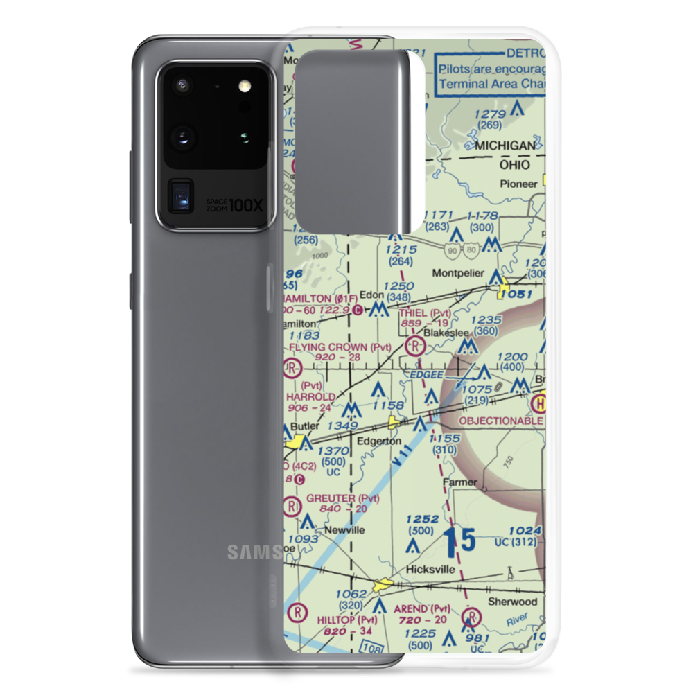 Marvin Thiel Field (OI72) VFR Sectional Samsung Case Samsung Galaxy S20 Ultra model shown