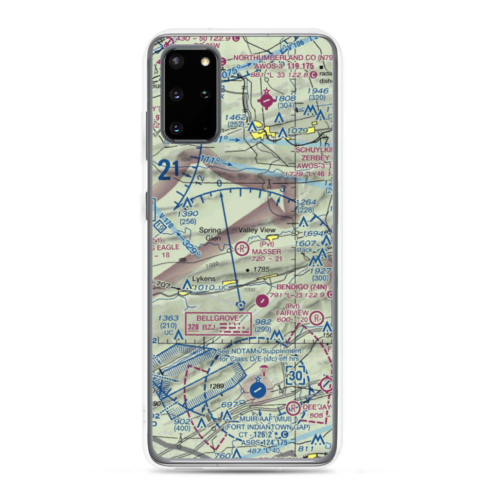 Masser Field (67PN) VFR Sectional Samsung Case Samsung Galaxy S20 Plus model shown