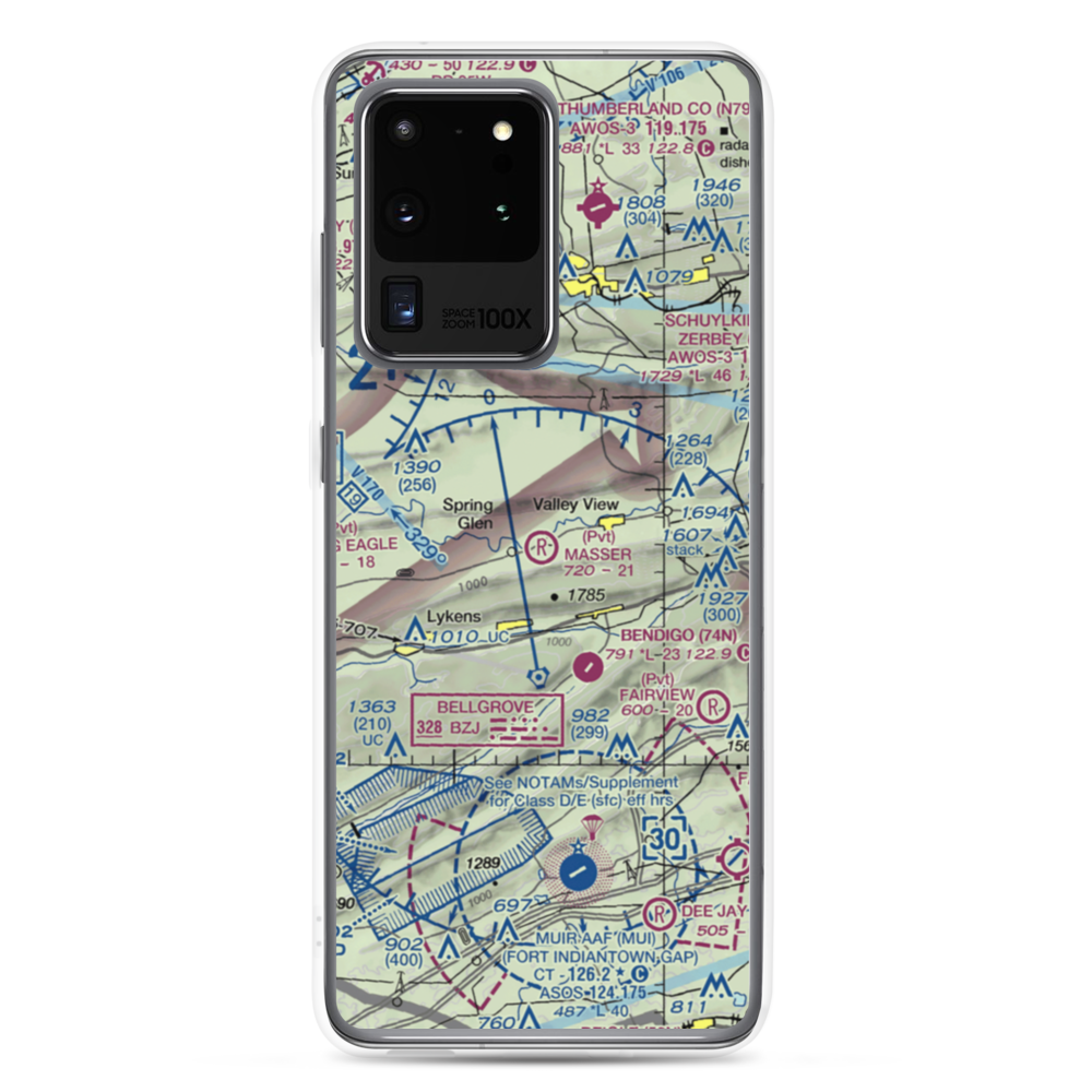 Masser Field (67PN) VFR Sectional Samsung Case Samsung Galaxy S20 Ultra model shown