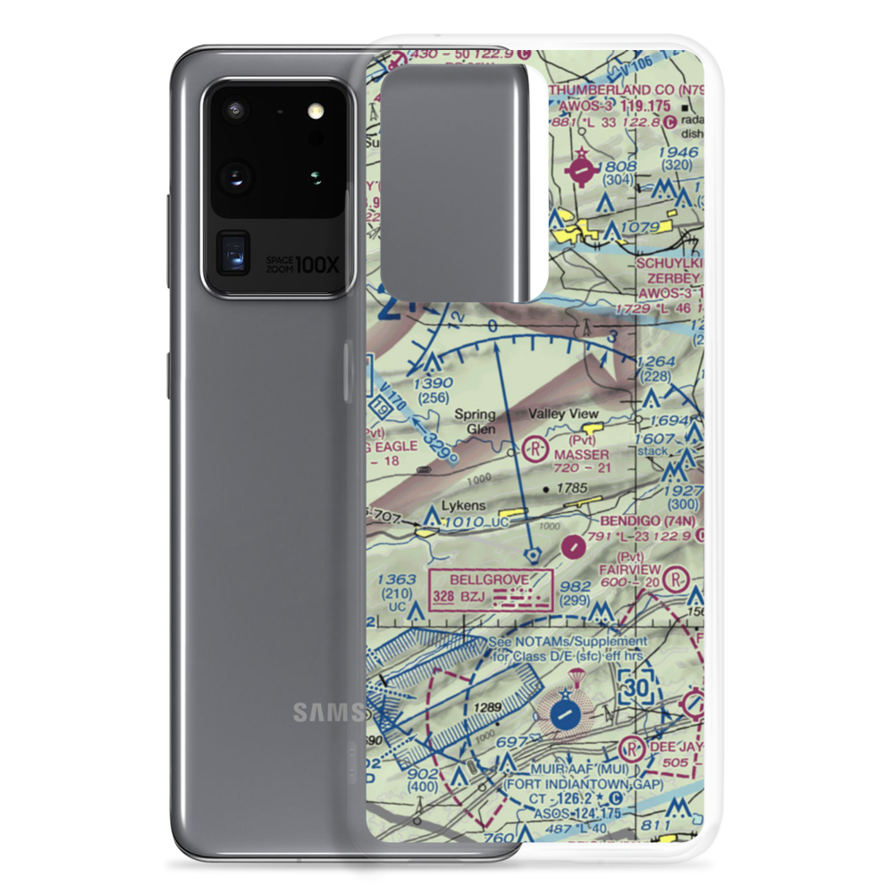 Masser Field (67PN) VFR Sectional Samsung Case Samsung Galaxy S20 Ultra model shown