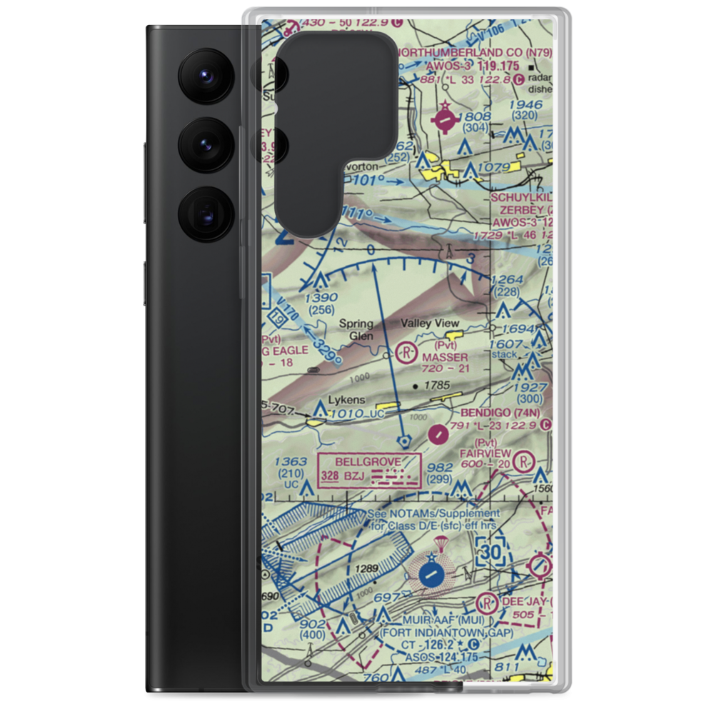 Masser Field (67PN) VFR Sectional Samsung Case Samsung Galaxy S22 Ultra model shown